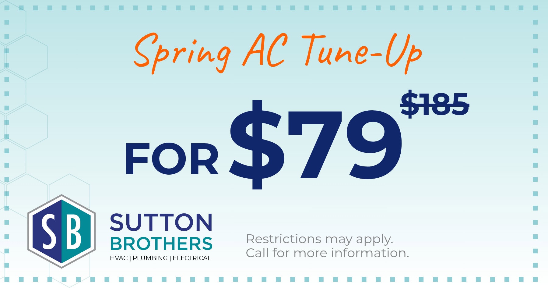 Spring AC Tune-up for $79
