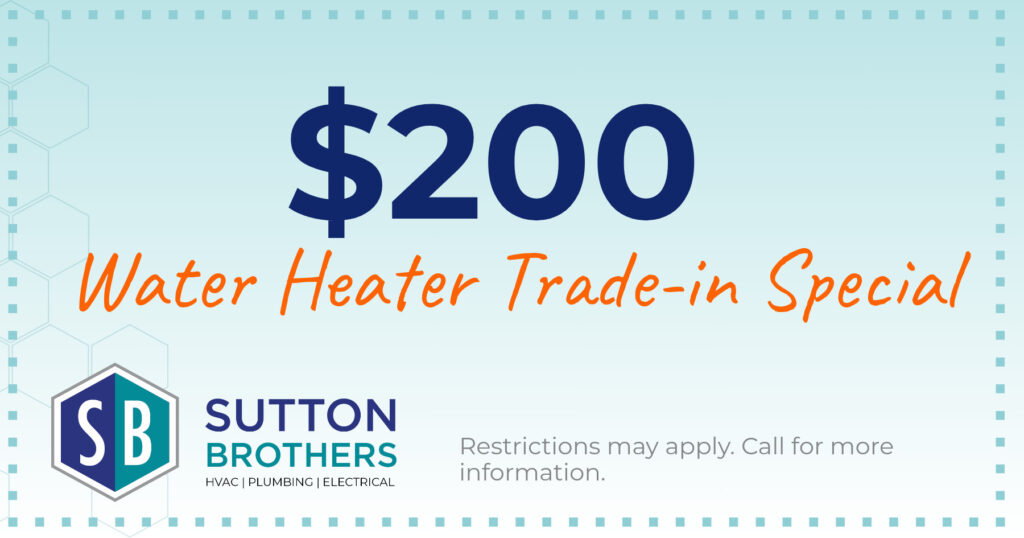 0 water heater trade-in special.
