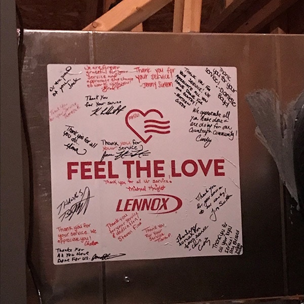 2021 Lennox Feel the Love | Nominee thank you!