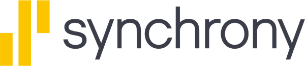 Synchrony financing logo.